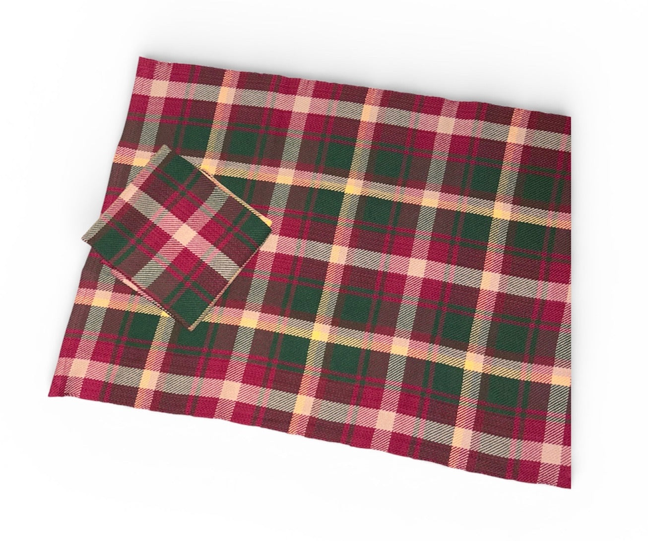 Maple Leaf Tartan Tea Towel